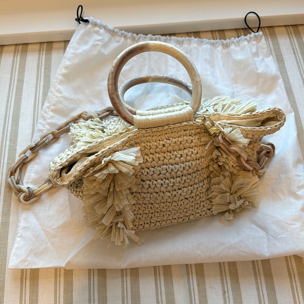Carolina Santo Domingo Raffia Tote - Picture 4 of 7